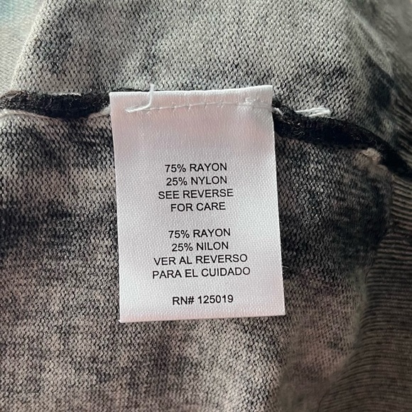 Joseph A. Abstract Floral Print Cardigan, Size L - Picture 11 of 11